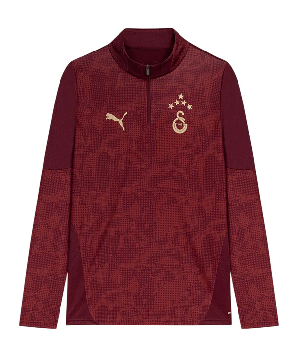 puma galatasaray istanbul training 14 zip sweatshirt rot f03