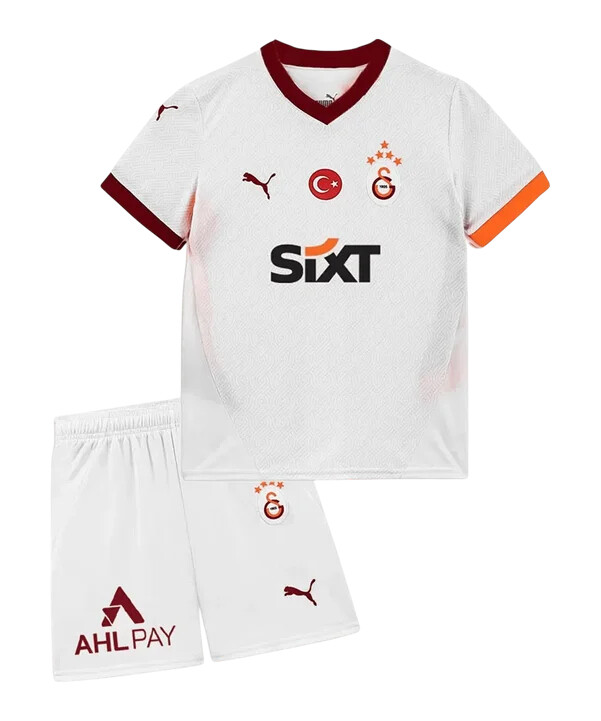 puma galatasaray istanbul trikot set away 20242025 kids weiß f050