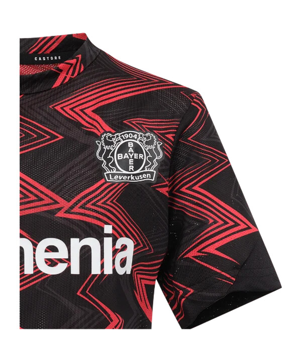 castore bayer 04 leverkusen league matchday t-shirt kids schwarz f015