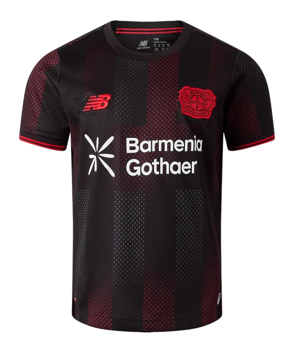 new balance bayer 04 leverkusen trikot home 20252026 kids rot