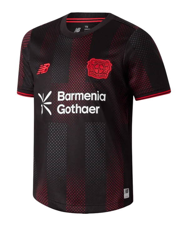 new balance bayer 04 leverkusen trikot home 20252026 kids rot
