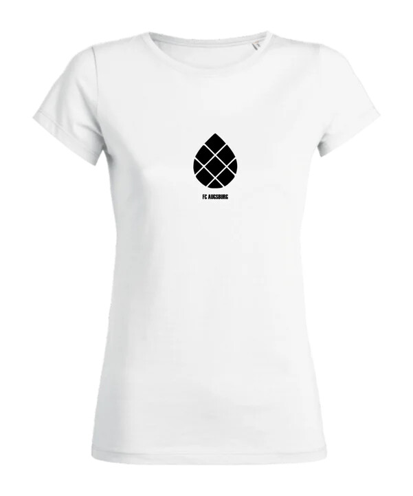 fc augsburg t-shirt zirbelnuss damen weiss