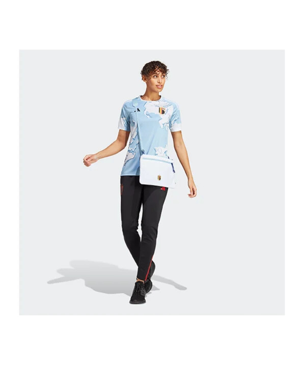 adidas belgien trikot away 2023 damen blau