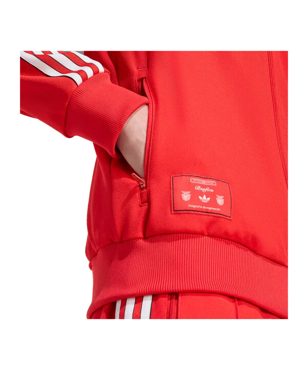 adidas benfica lissabon terrace icons track sweatshirt rot