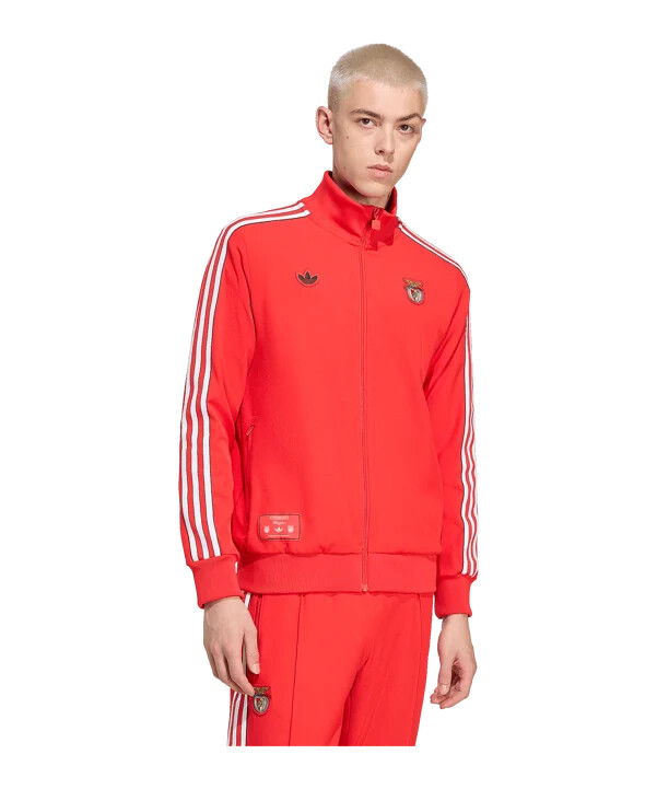 adidas benfica lissabon terrace icons track sweatshirt rot