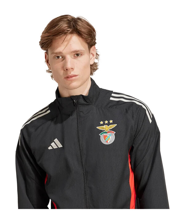 adidas benfica lissabon präsentationsjacke schwarz