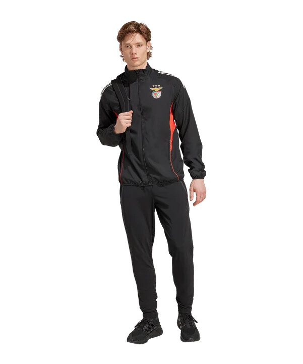 adidas benfica lissabon präsentationsjacke schwarz