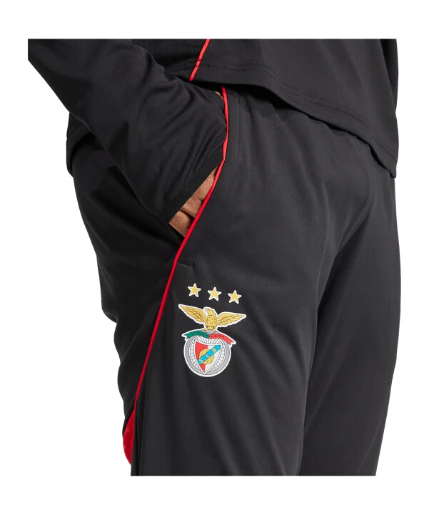 adidas benfica lissabon trainingshose schwarz