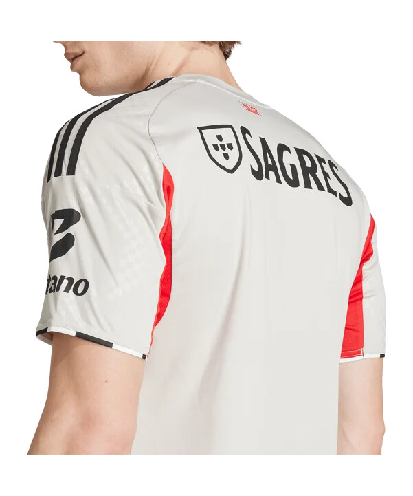 adidas benfica lissabon trikot away 20252026 beige