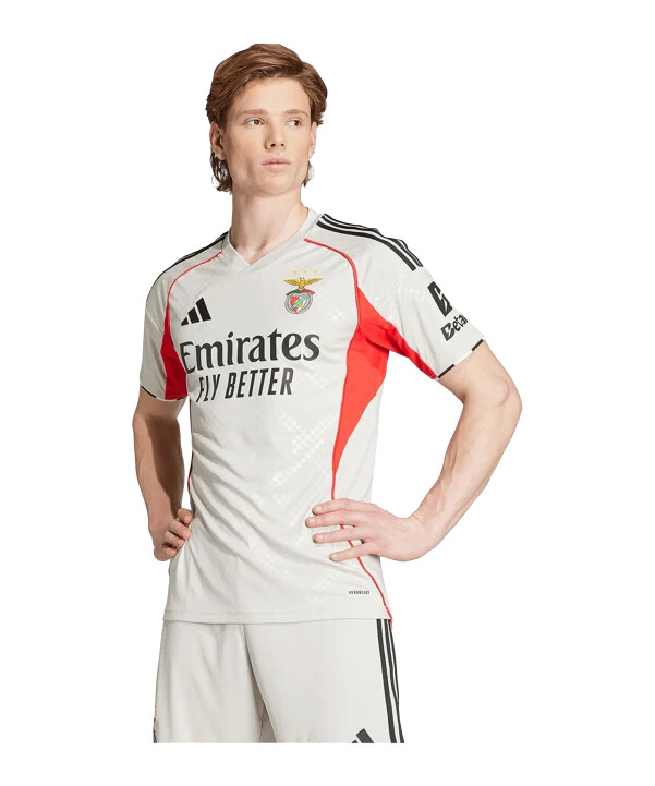 adidas benfica lissabon trikot away 20252026 beige