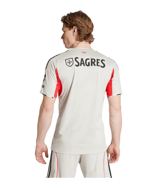 adidas benfica lissabon trikot away 20252026 beige