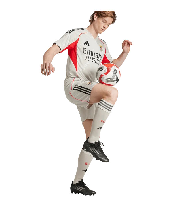 adidas benfica lissabon trikot away 20252026 beige