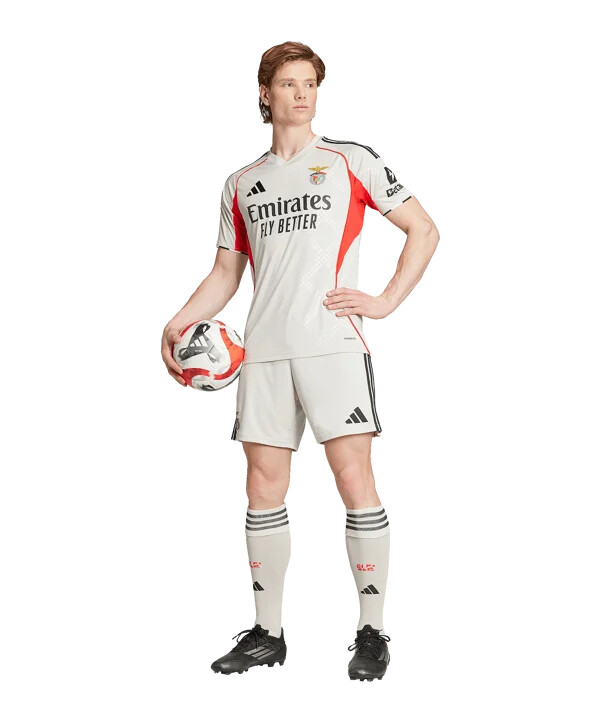 adidas benfica lissabon trikot away 20252026 beige