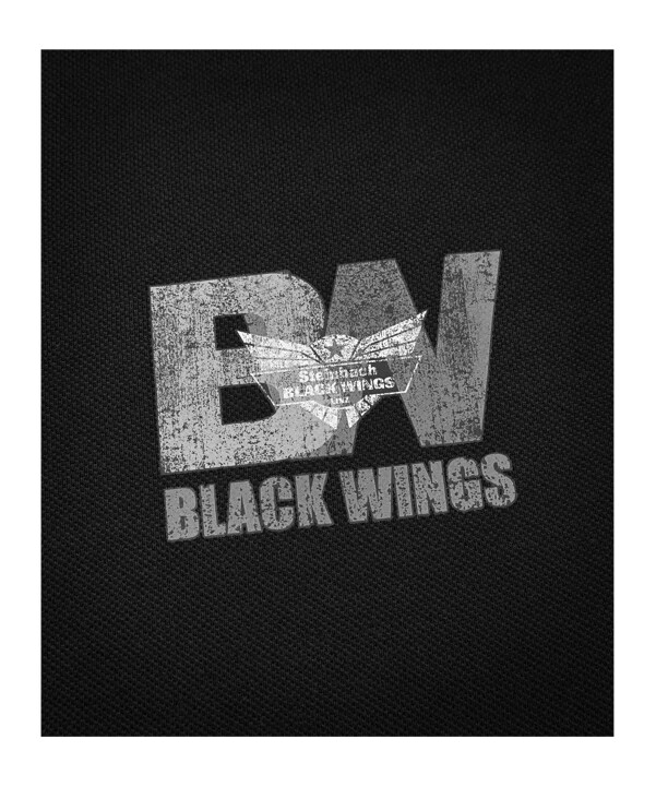 black wings classic poloshirt schwarz