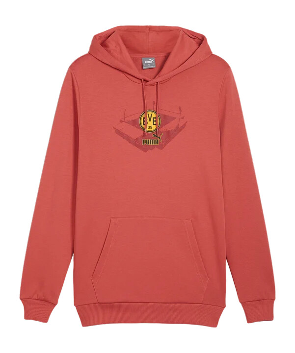 puma bvb dortmund ftbl icons hoody rot f04