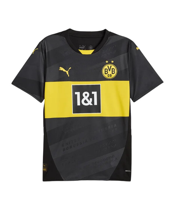 puma bvb dortmund trikot away 20242025 schwarz f02