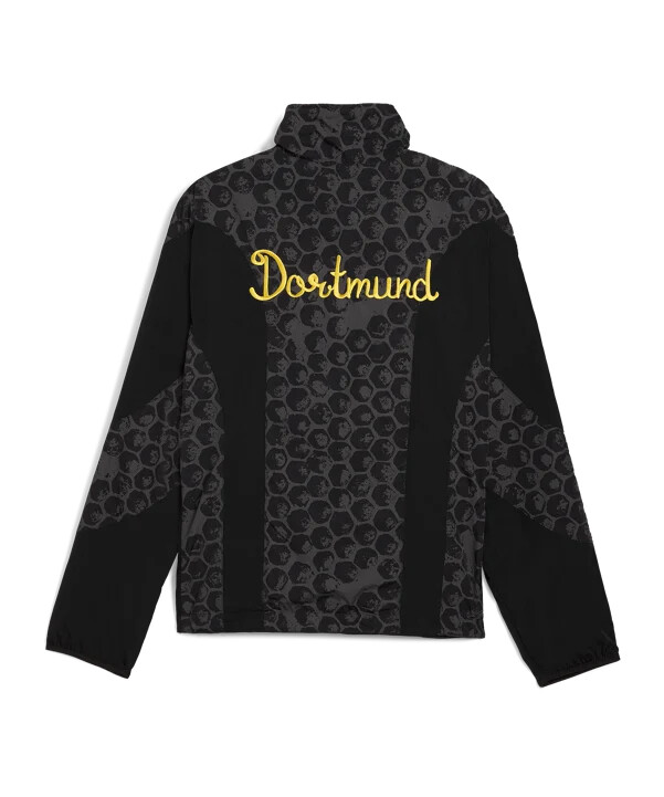 puma borussia dortmund kidsuper reversible jacke schwarz f03
