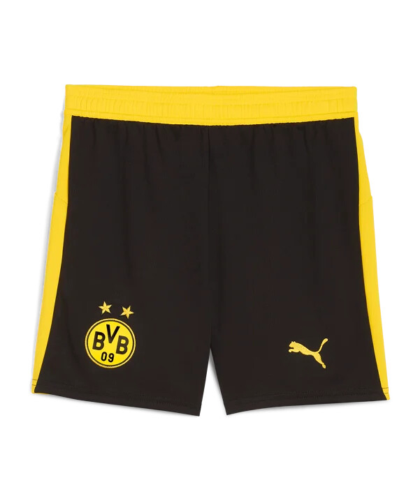 puma borussia dortmund blocking short 20252026 kids schwarz f05