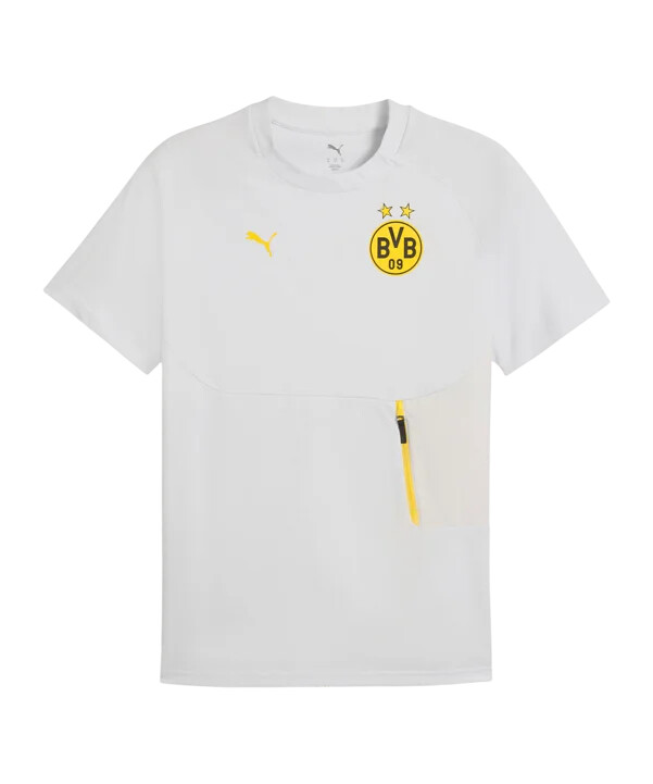 puma borussia dortmund pumatech pocket t-shirt grau f18