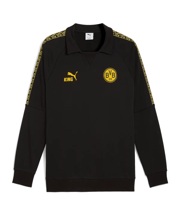 puma borussia dortmund king sweatshirt schwarz f10