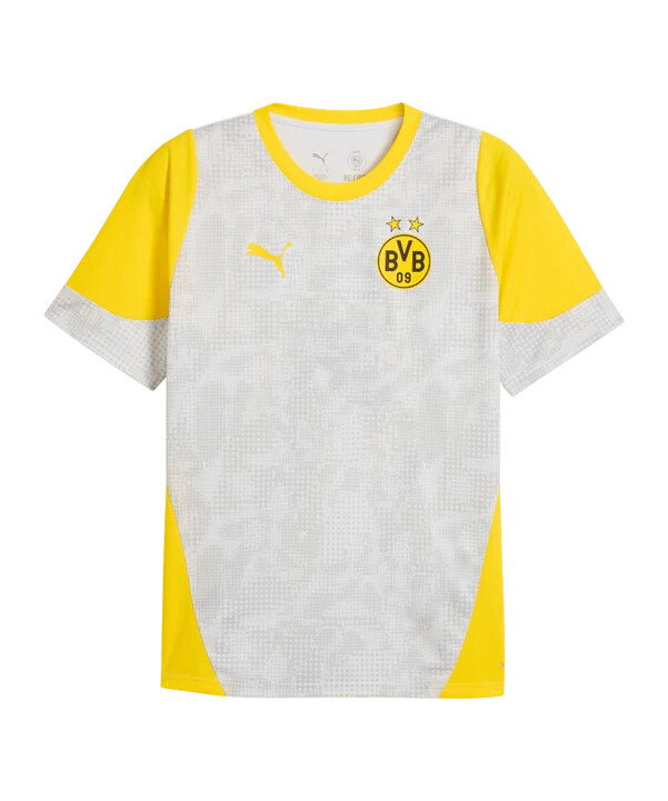 puma borussia dortmund trainingsshirt grau f18
