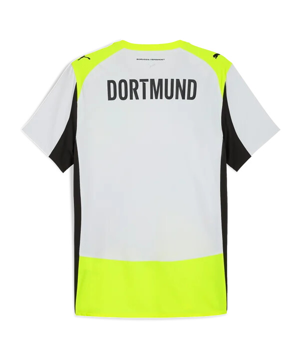 puma borussia dortmund authentic trikot away grau f02