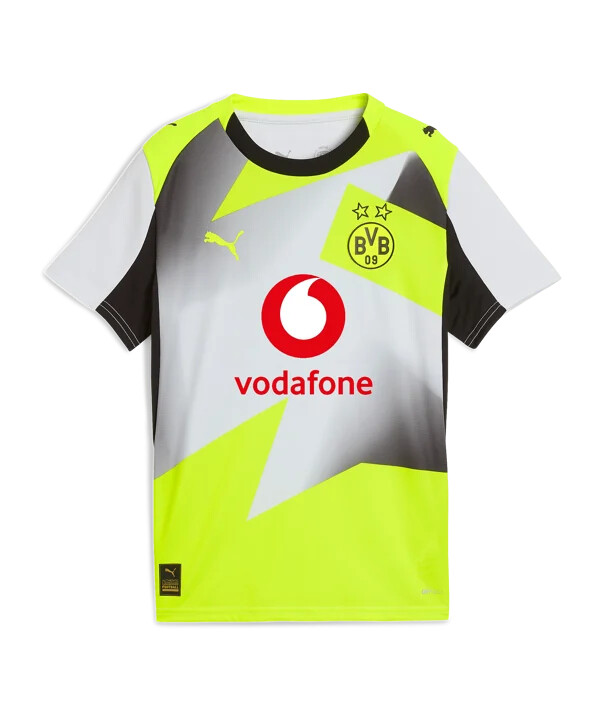 puma borussia dortmund replica trikot away kids grau f02