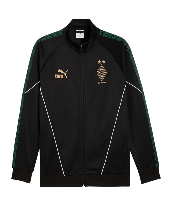 puma borussia mönchengladbach king anthem jacke schwarz f19