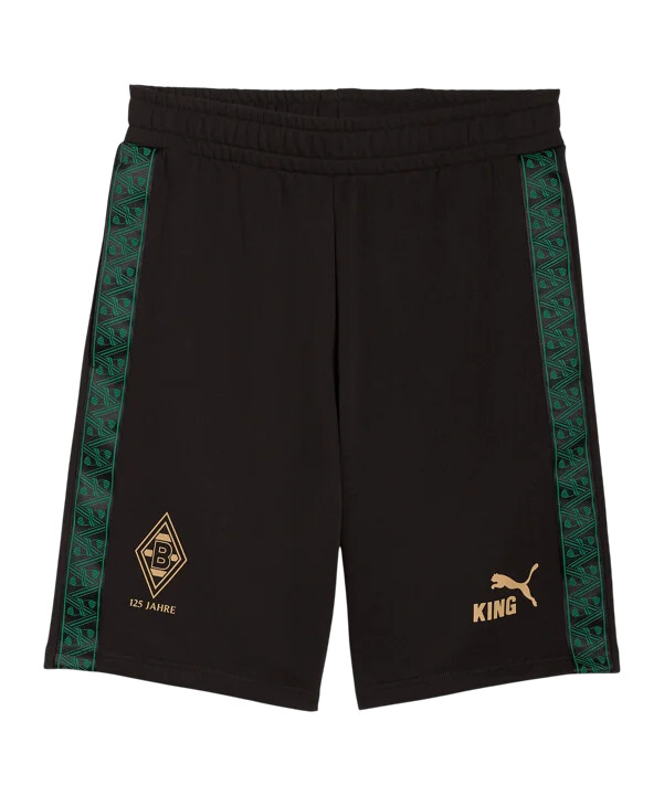 puma borussia mönchengladbach king sweat short schwarz f19