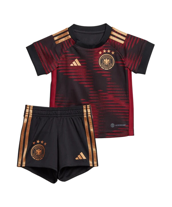 adidas dfb deutschland babykit away wm 2022 schwarz