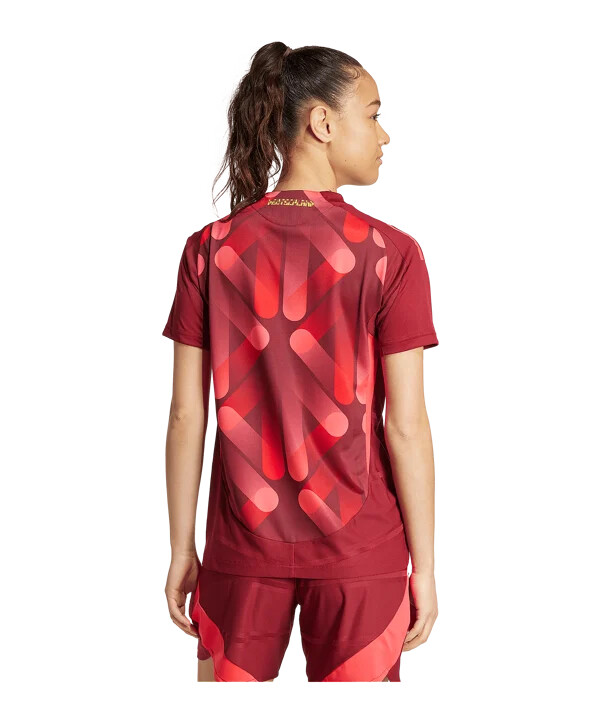 adidas deutschland auth. trikot away em 2025 damen rot