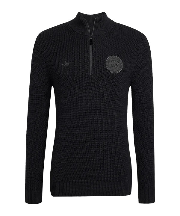 adidas dfb deutschland 125 anniversary halfzip sweatshirt schwarz