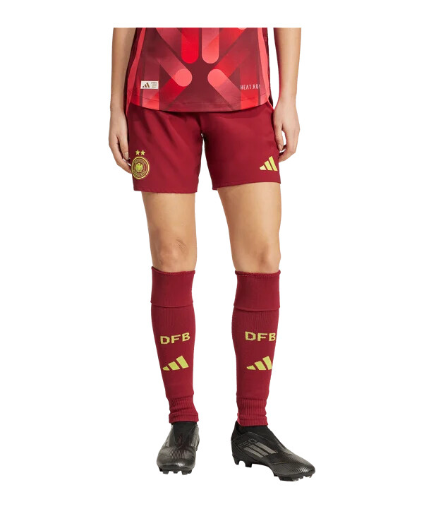 adidas dfb deutschland auth. short away damen rot