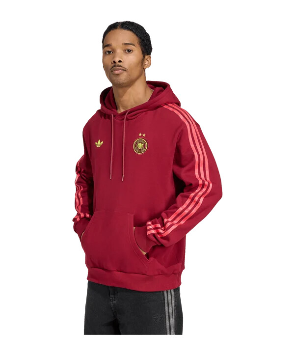 adidas deutschland hoody rot