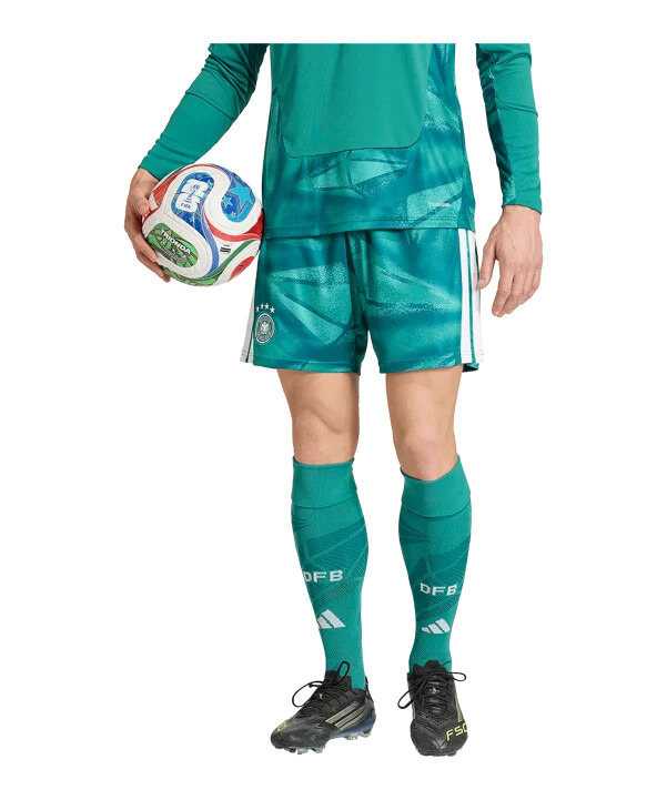 adidas dfb deutschland torwartshort home wm 2026 grün