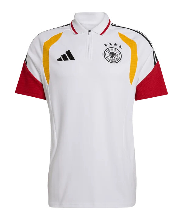 adidas dfb deutschland tiro polo weiß