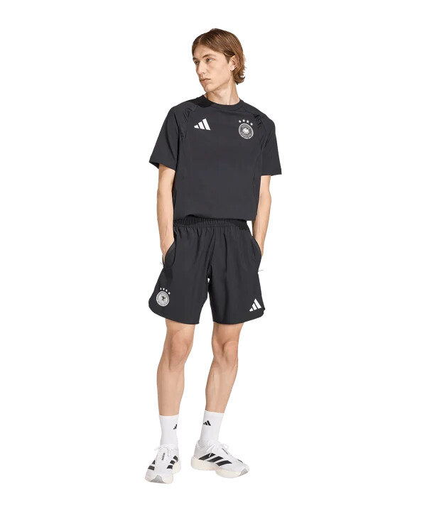 adidas dfb deutschland tiro travel short schwarz