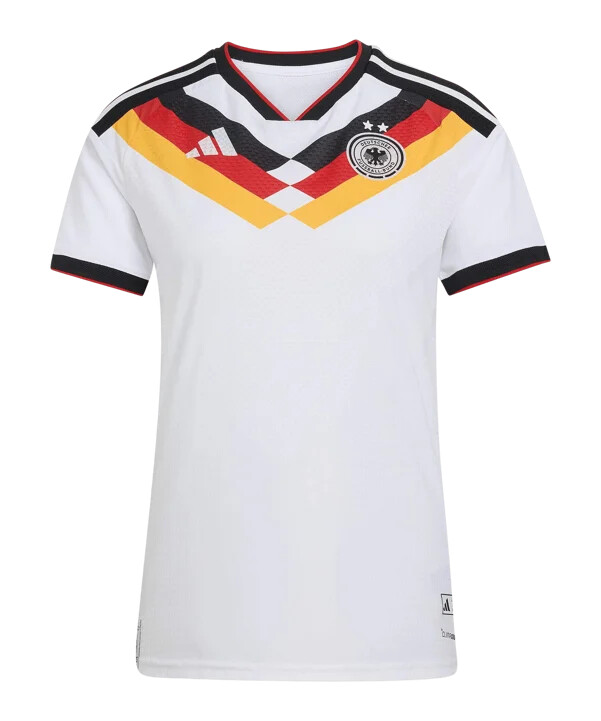 adidas dfb deutschland authentic trikot home wm 2026 damen 2 sterne weiß