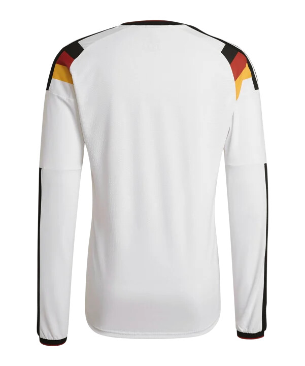 adidas dfb deutschland authentic trikot langarm home wm 2026 weiß
