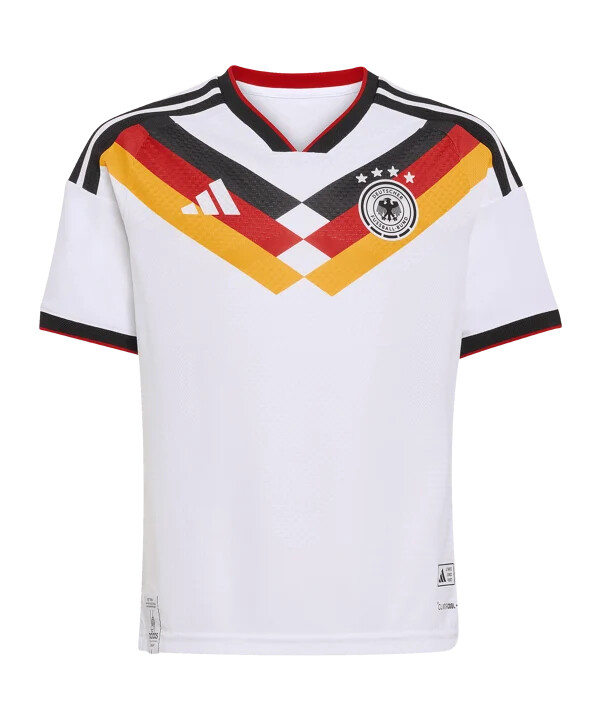 adidas dfb deutschland authentic trikot home wm 2026 kids weiß