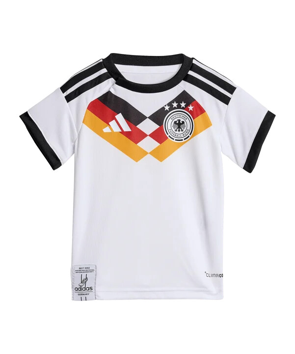 adidas dfb deutschland babykit trikot set home wm 2026 kids weiß