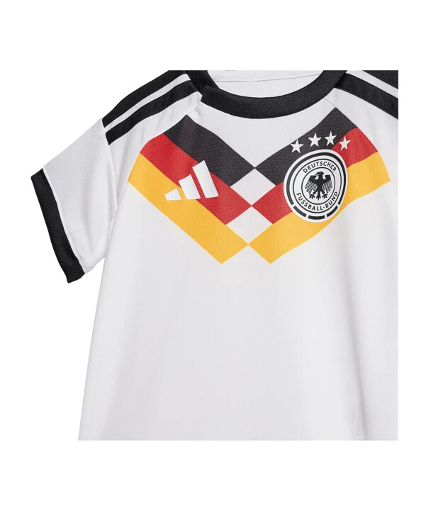 adidas dfb deutschland babykit trikot set home wm 2026 kids weiß