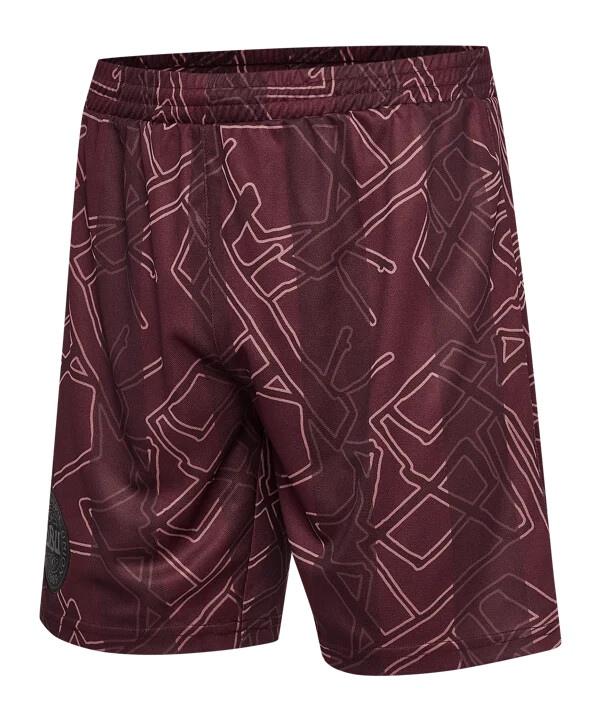 hummel dänemark x halo short 2024 blau f8186
