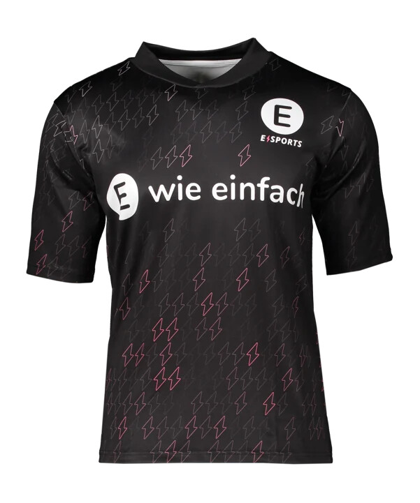 e wie einfach trikot schwarz
