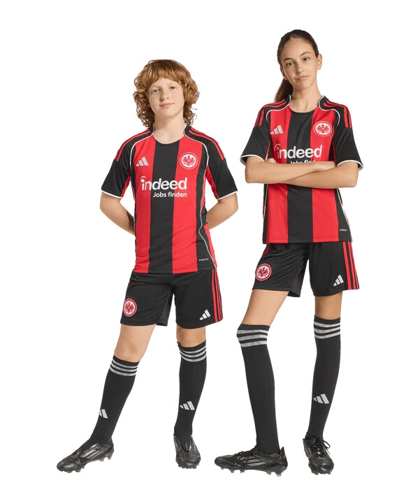 adidas eintracht frankfurt short home 20252026 kids schwarz