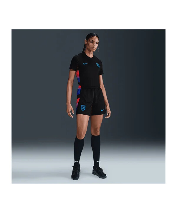 nike england short away 2025 damen schwarz f010