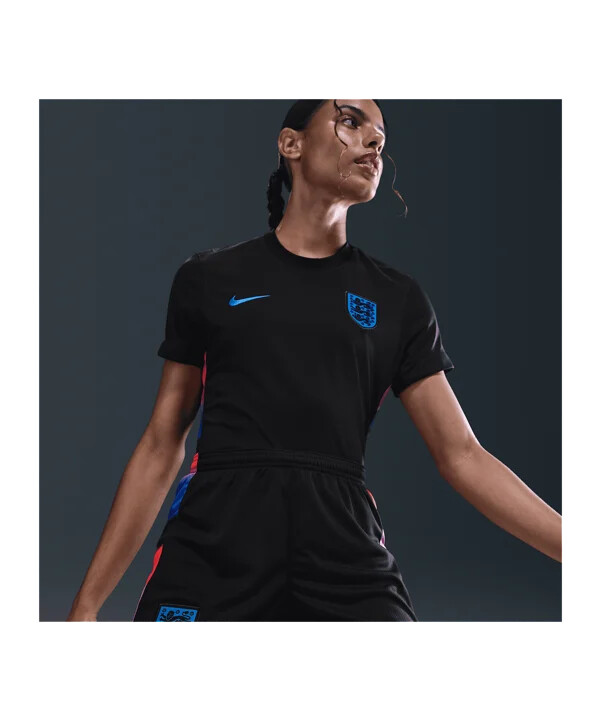 nike england short away 2025 damen schwarz f010