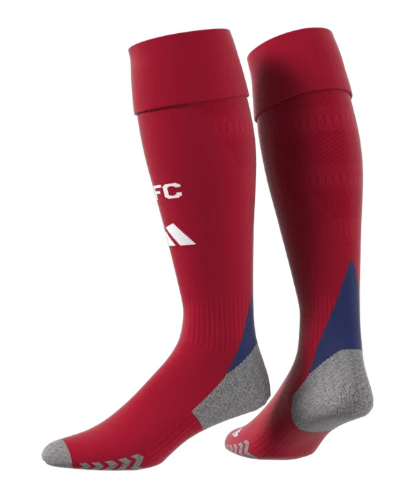 adidas fc arsenal london strumpfstutzen home 20242025 rot