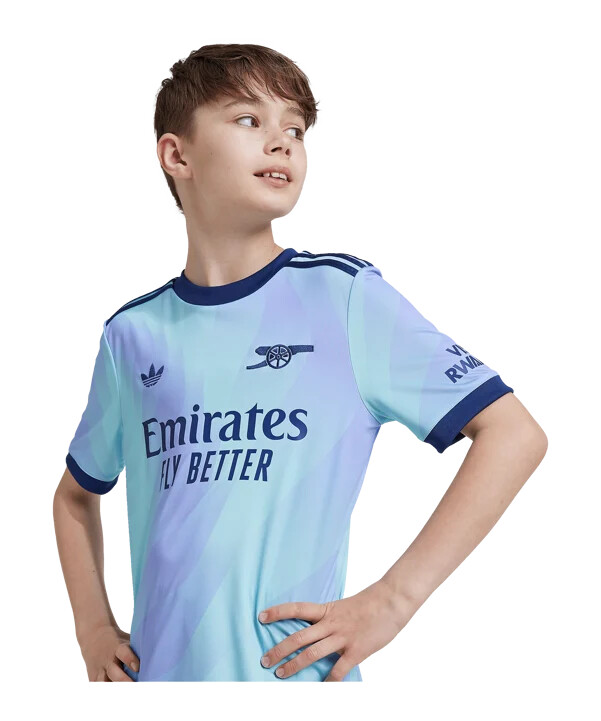 adidas originals fc arsenal london trikot 3rd 20242025 kids türkis