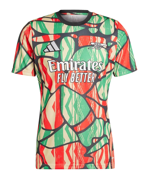 adidas fc arsenal london prematch shirt 20242025 rot